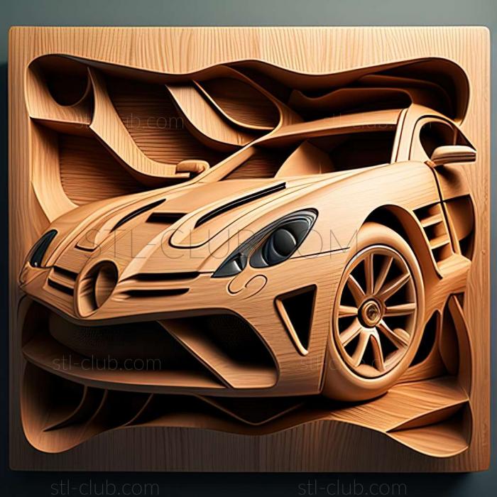 3D мадэль Mercedes Benz SLR McLaren (STL)